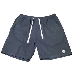 Baja Llama Mens Shorts Size 32‎ Blue Cotton Blend Casual Drawstring - NWOT